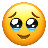 Emoji nemli gözler