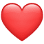 Kırmızı kalp emoji