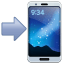 İşaret ile cep telefon emoji