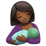 emziren kadın: orta koyu cilt tonu