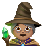 kadın büyücü: orta cilt tonu