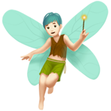 erkek peri: açık cilt tonu