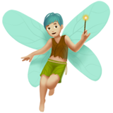 erkek peri: orta açık cilt tonu