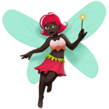 kadın peri: koyu cilt tonu