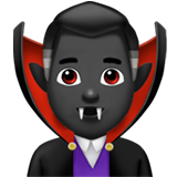 erkek vampir: koyu cilt tonu