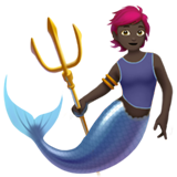 balık insan: koyu cilt tonu