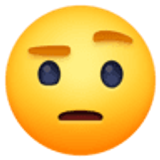 Tek kaşı çatık yüz - Facebook