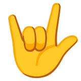 Seni seviyorum işareti - Noto Color Emoji