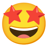 Yıldız çarpmış - Noto Color Emoji