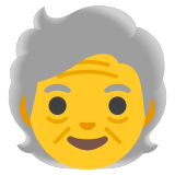 Yaşlı yetişkin - Noto Color Emoji