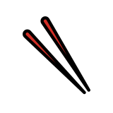 Yemek çubukları - OpenMoji