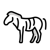 Zebra - OpenMoji