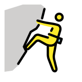 Dağcı kişi - OpenMoji