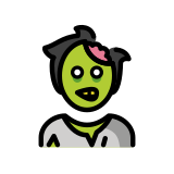 Erkek zombi - OpenMoji