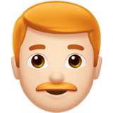 erkek: açık cilt tonu kızıl saç