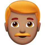 erkek: orta cilt tonu kızıl saç