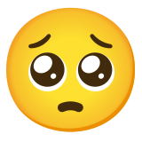 Yalvaran yüz - Noto Color Emoji