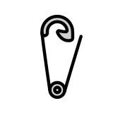 Çengelli iğne - OpenMoji