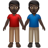 el ele tutuşan erkekler: koyu cilt tonu