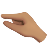 kıstırma hareketi yapan el: orta cilt tonu