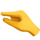 kıstırma hareketi yapan el