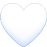 Beyaz kalp - Facebook