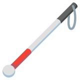 Görme engelli bastonu - Noto Color Emoji