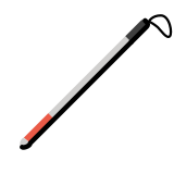 Görme engelli bastonu - OpenMoji