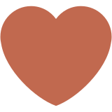 Kahverengi kalp - Twitter / X