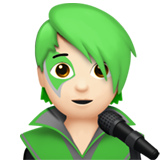 şarkıcı: açık cilt tonu