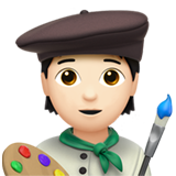 ressam: açık cilt tonu