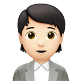 ofis çalışanı: açık cilt tonu