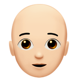 yetişkin: açık cilt tonu kel