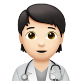 sağlık çalışanı: açık cilt tonu