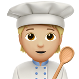 aşçı: orta açık cilt tonu