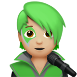 şarkıcı: orta açık cilt tonu