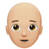 yetişkin: orta açık cilt tonu kel