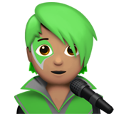 şarkıcı: orta cilt tonu