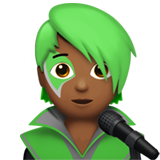 şarkıcı: orta koyu cilt tonu