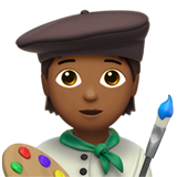 ressam: orta koyu cilt tonu