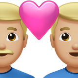 kalpli çift: erkek erkek orta açık cilt tonu