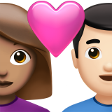 kalpli çift: kadın erkek orta cilt tonu açık cilt tonu