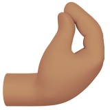 kıstırma hareketi yapan parmaklar: orta cilt tonu