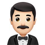 smokinli erkek: açık cilt tonu