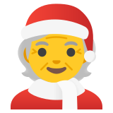 Cinsiyet belirtmeyen noel karakteri - Noto Color Emoji