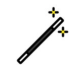 Sihirli asa - OpenMoji