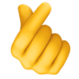 Işaret parmağı ve baş parmak birbirine geçmiş el - Facebook