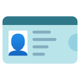 Kimlik kartı - Noto Color Emoji