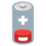 Düşük pil - Noto Color Emoji