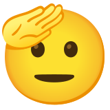 Selamlayan yüz - Noto Color Emoji